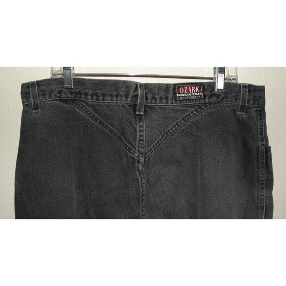 Vintage Ozark Mountain Women’s Straight Fit Jeans 36 x 30 Faded Black High Waist - Picture 5 of 6
